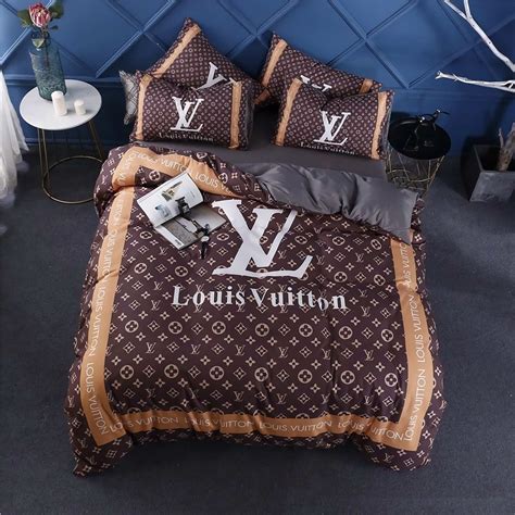 louis vuitton king size comforter set|louis vuitton bed sheet set.